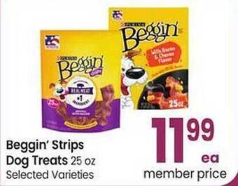 Safeway Beggin' strips dog treats offer