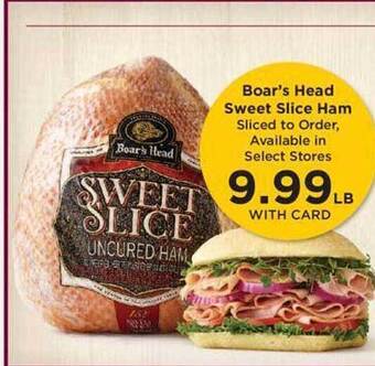 QFC Boar's head sweet slice ham offer
