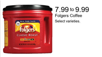 Walgreens Folgers Coffee offer