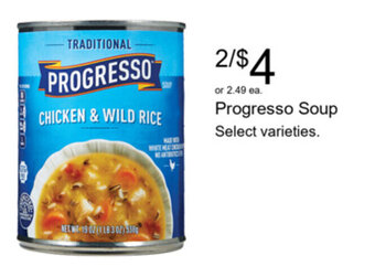 Walgreens Progresso Soup offer