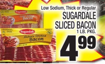 C Town Sugardale sliced bacon offer