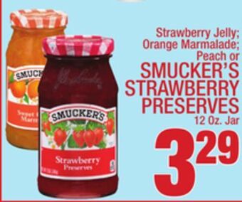 C Town Smucker's strawberry preserves offer