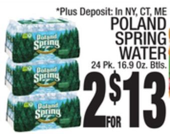 C Town Poland spring water offer