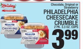 C Town Philadelphia cheesecake crumble offer