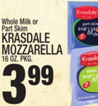 C Town Krasdale mozzarella offer