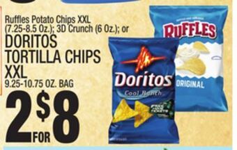 C Town Doritos tortilla chips xxl, 9.25-10.75 oz. bag offer