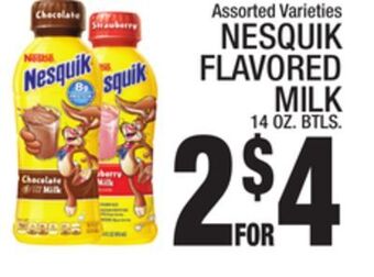 C Town Nesquik flavored milk offer