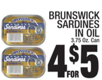 C Town Brunswick sardines in oil offer