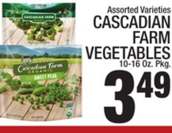 C Town Cascadian farm vegetables offer