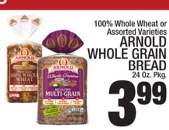 C Town Arnold whole grain bread offer