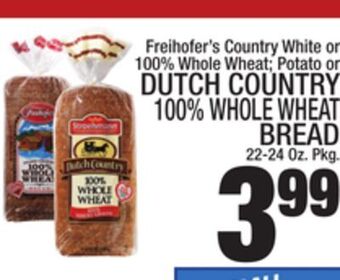 C Town Dutch country 100% whole wheat bread offer