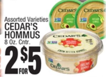 C Town Cedar's hommus offer