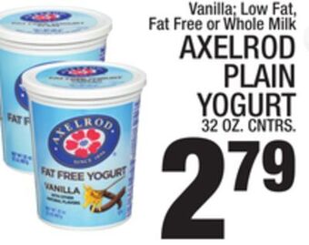 C Town Axelrod plain yogurt offer