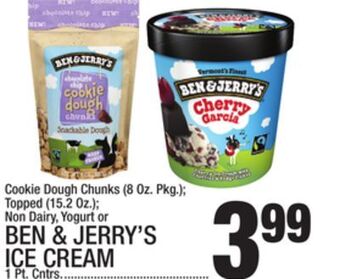 C Town Ben & jerry's ice cream 1 pt. cntrs offer