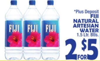 Bravo Supermarkets Fiji natural artesian water offer