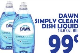 Bravo Supermarkets Dawn simply clean dish liquid offer