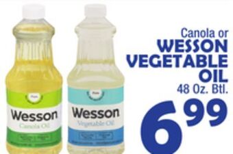 Bravo Supermarkets Wesson vegetable oil offer