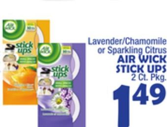 Bravo Supermarkets Air wick stick ups offer