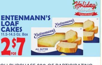 Bravo Supermarkets Entenmann's loaf cakes offer
