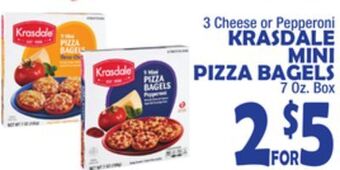 Bravo Supermarkets Krasdale mini pizza bagels offer
