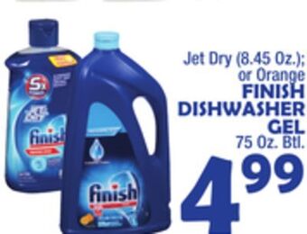 Bravo Supermarkets Finish dishwasher gel 75 oz. btl. offer
