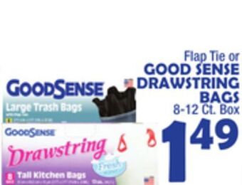 Bravo Supermarkets Good sense drawstring bags offer