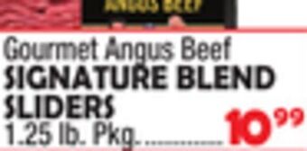 Bravo Supermarkets Signature blend sliders offer