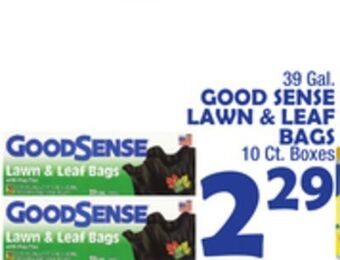 Bravo Supermarkets Good sense lawn & leaf bags offer