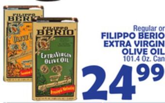 Bravo Supermarkets Filippo berio extra virgin olive oil offer