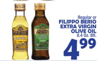 Bravo Supermarkets Filippo berio extra virgin olive oil offer