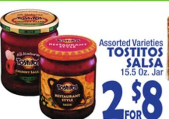 Bravo Supermarkets Tostitos salsa offer