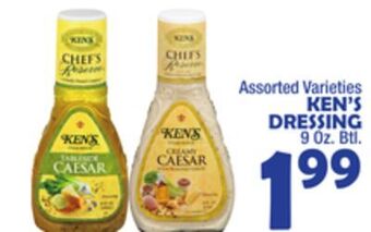Bravo Supermarkets Ken's dressing offer