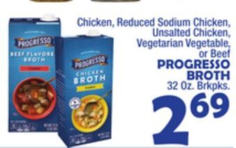 Bravo Supermarkets Progresso broth offer