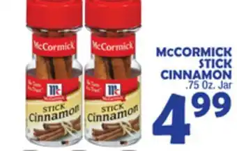 Bravo Supermarkets Mccormick stick cinnamon offer