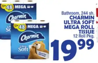 Bravo Supermarkets Charmin ultra soft mega roll tissue offer