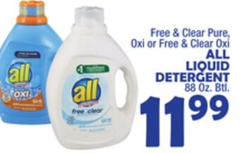 Bravo Supermarkets All liquid detergent offer