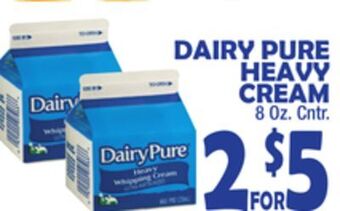 Bravo Supermarkets Dairy pure heavy cream offer