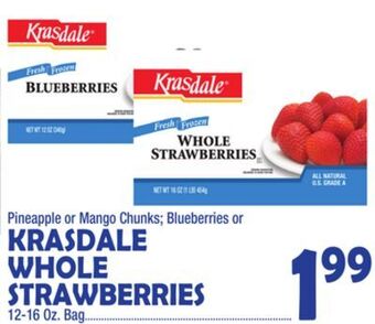 Bravo Supermarkets Krasdale whole strawberries offer