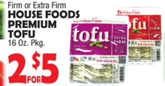 Bravo Supermarkets House foods premium tofu offer