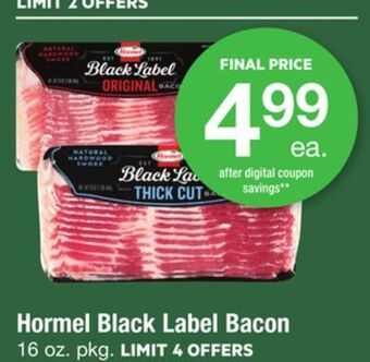 ACME Hormel black label bacon offer