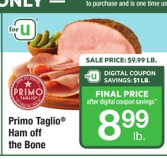 ACME Primo taglio® ham off the bone offer