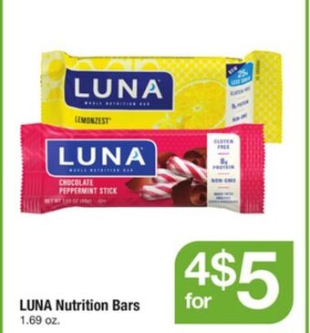 ACME Luna nutrition bars offer