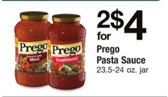 ACME Prego pasta sauce offer