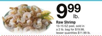 ACME Raw shrimp offer