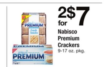 ACME Nabisco premium crackers offer