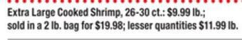 ACME Extra large cooked shrimp offer