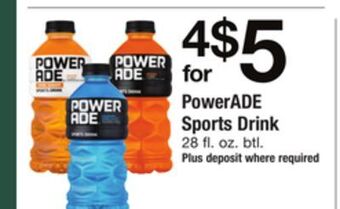 ACME Powerade sports drink offer