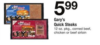 ACME Gary's quick steaks offer