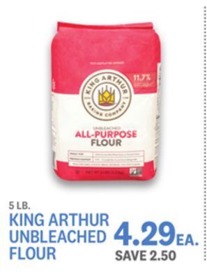 Kings Food Markets King arthur unbleached flour offer