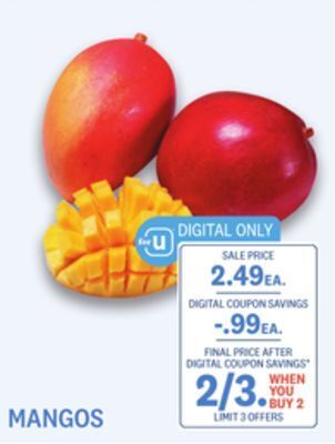 Kings Food Markets Mangos offer